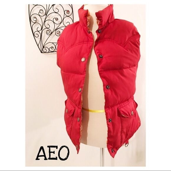 🎉HP🎉 American Eagle Outfitter Reversible Vest - Picture 1 of 8